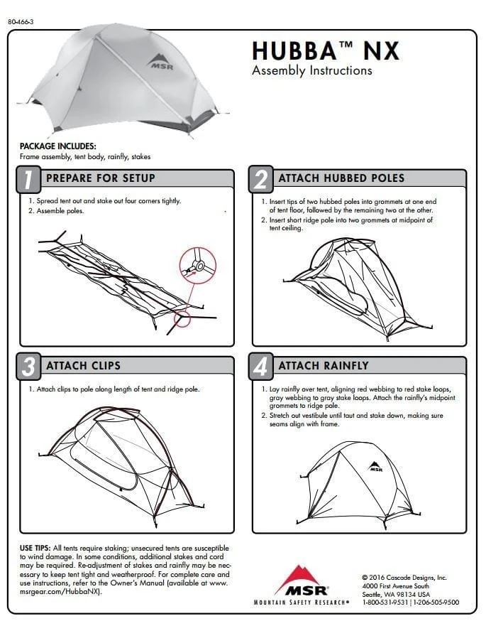 MSR Hubba NX / 1 Persoons Tent - Groen - Afbeelding 6