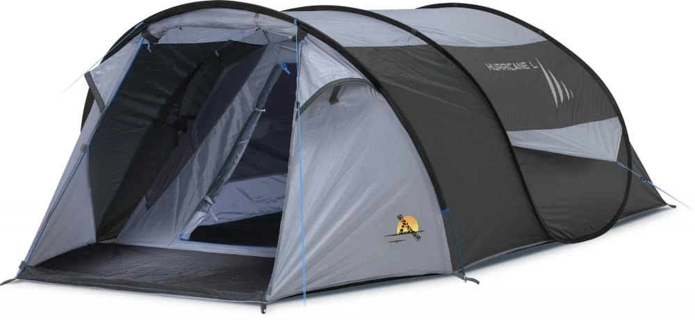 Safarica Hurricane L Pop Up - 3 Persoons Tent Grijs
