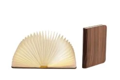 LEDR Boek Lamp Walnut Large