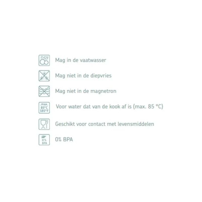 Mepal Beker Bloom 300 Ml Wit - Afbeelding 2