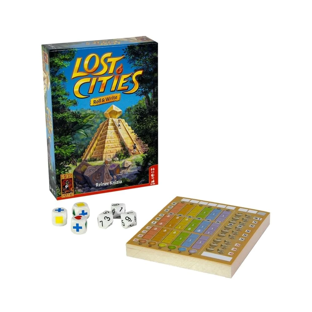 999 Games Lost Cities Roll & Write - Afbeelding 2