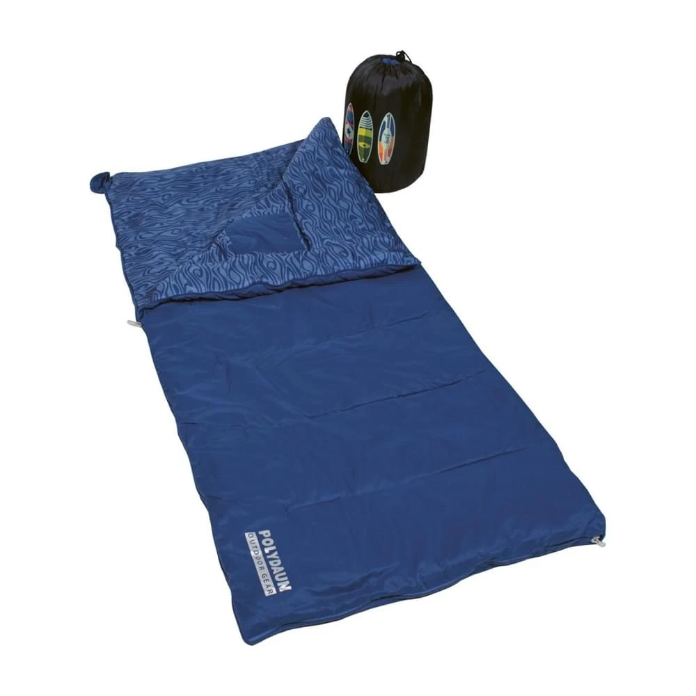 Polydaun Beach House Surfboard Deken Kinderslaapzak Synthetisch Blauw - Afbeelding 2