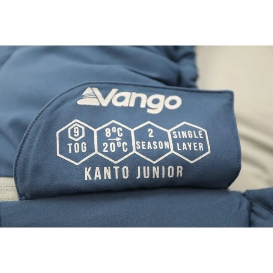 Vango Kanto Junior Mummy Kinderslaapzak Synthetisch Blauw - Afbeelding 4
