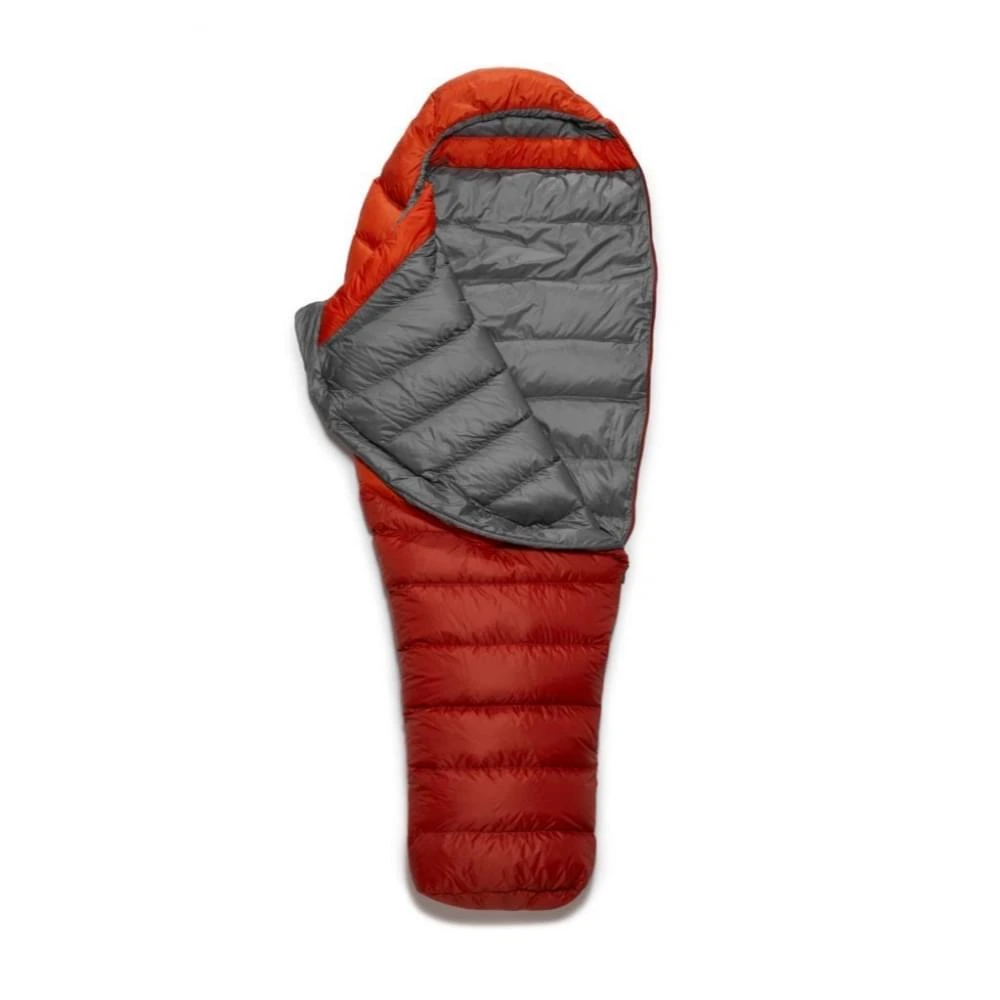 RAB Alpine 200 Long Mummy Slaapzak Dons Oranje - Afbeelding 3